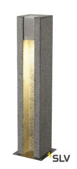 ARROCK SLOT светильник ландшафтный IP44 для LED GU10 4Вт макс., "соль&перец"/ сталь