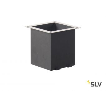 H-POL, стакан монтажный для грунта, черный