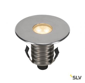 DASAR® 100 PREMIUM ROUND светильник встраиваемый IP67 5.5Вт c LED 3000К, 300лм, 24°, Al, сталь