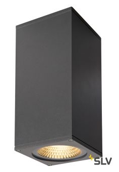 BIG THEO LED BEAM светильник настенный IP44 29Вт с LED 3000К, 130лм+2000лм, 2°+24°, антрацит