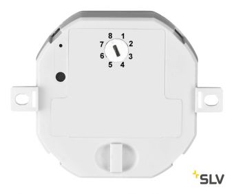 SLV CONTROL BY TRUST, радиодиммер 200W, 200Вт макс. (накаливания)/ 24Вт макс. (LED, ESL), белый