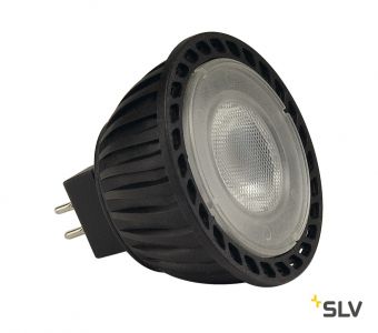 LED MR16 источник света 12В, 3.8Вт, 3000K, 225лм, 40°, черный корпус