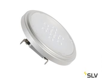 LED QR111 G53 источник света 12В 50Гц, 9Вт, 2700K, 800лм, 40°, серебристый корпус