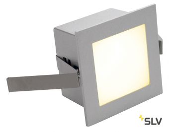 FRAME BASIC LED светильник встраиваемый 350мА 1Вт с LED 3000К, 40лм, серебристый