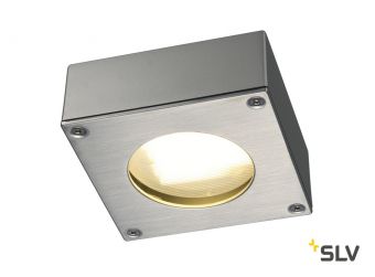 QUADRASYL CW светильник накладной IP44 для лампы GX53 9Вт макс., серебристый/ сталь