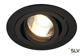 NEW TRIA 78 ROUND GU10 LS светильник встраиваемый для лампы GU10 50Вт макс., черный