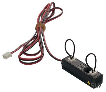 Кабель с колодкой на 3 выхода, 350мА макс., 1 м, черный