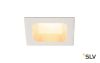 VERLUX  75 светильник встраиваемый 12Вт с БП и LED 3000К, 880лм, 80°, белый