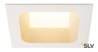 VERLUX 175 светильник встраиваемый 31Вт с БП и LED 3000К, 2360лм, 80°, белый