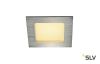 FRAME BASIC LED SET светильник встраиваемый 9.4Вт с LED 3000К, 470лм, 90°, с БП, серебристый