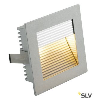 FRAME CURVE FLAT QT9 светильник встраиваемый 12В для лампы QT9 G4 20Вт макс., серебристый/ алюминий