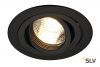 NEW TRIA 78 ROUND GU10 CS светильник встраиваемый для лампы GU10 50Вт макс., черный