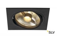 NEW TRIA 150 SQUARE ES111 LS светильник встраиваемый для лампы ES111 75Вт макс., черный