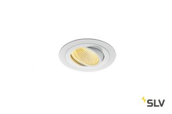 NEW TRIA 110 ROUND CS светильник встраиваемый 16Вт с БП и LED 2700К, 1030лм, 38°, белый