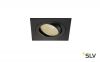 NEW TRIA 110 SQUARE CS светильник встраиваемый 16Вт с БП и LED 3000К, 1100лм, 38°, черный