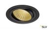 NEW TRIA 150 ROUND CS светильник встраиваемый 29Вт с БП и LED 2700К, 2210лм, 30°, 1-10В, черный