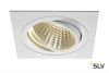 NEW TRIA 150 SQUARE CS светильник встраиваемый 29Вт с БП и LED 3000К, 2500лм, 30°, 1-10В, белый