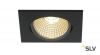 NEW TRIA 68 SQUARE CS светильник встраиваемый 12Вт с БП и LED 3000К, 890лм, 38°, черный