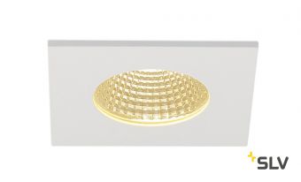 PATTA-I SQUARE  светильник встраиваемый IP65 12Вт c LED 3000К, 910лм, 38°, белый