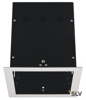 AIXLIGHT® PRO, 1 FRAME корпус с рамкой для 1-го светильникa MODULE, серебристый / черный